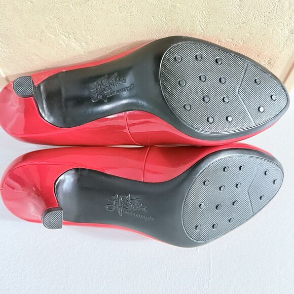 LifeStride Women's Parigi Red Fire Dress Pump Cushioned Flex Sole Shoes 10M NIB - Picture 12 of 13